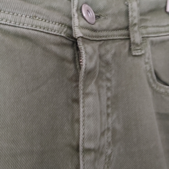 🌞Zara Basic Denim Army Green Jeans ~ Size 02 - Picture 5 of 9